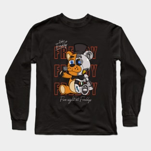 Five nights at freddy's - Fazbear Freddy Robot Long Sleeve T-Shirt